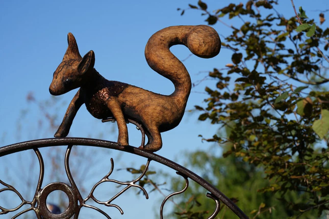 Sculpture bois ecureuil n°2